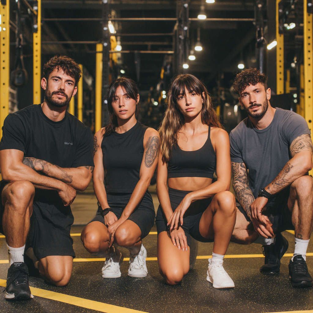 Romanian adults demonstrating improved posture, strength, and confidence after following structured muscle development programs